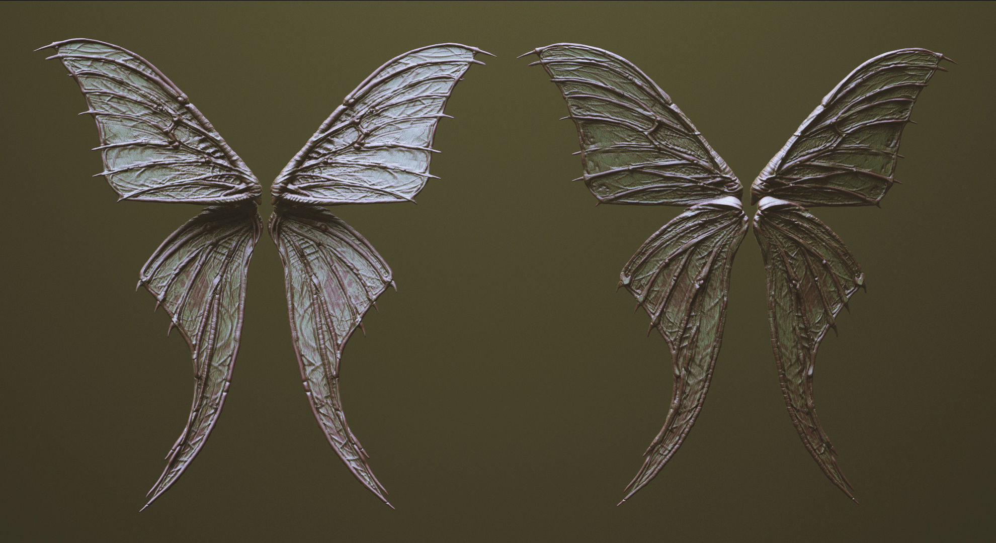 WINGS - 33 CREATURES MESHES 3D model_34
