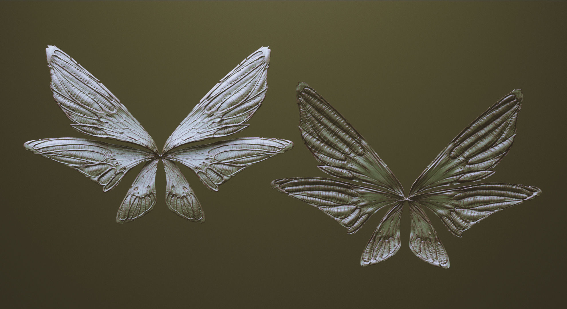 WINGS - 33 CREATURES MESHES 3D model_33