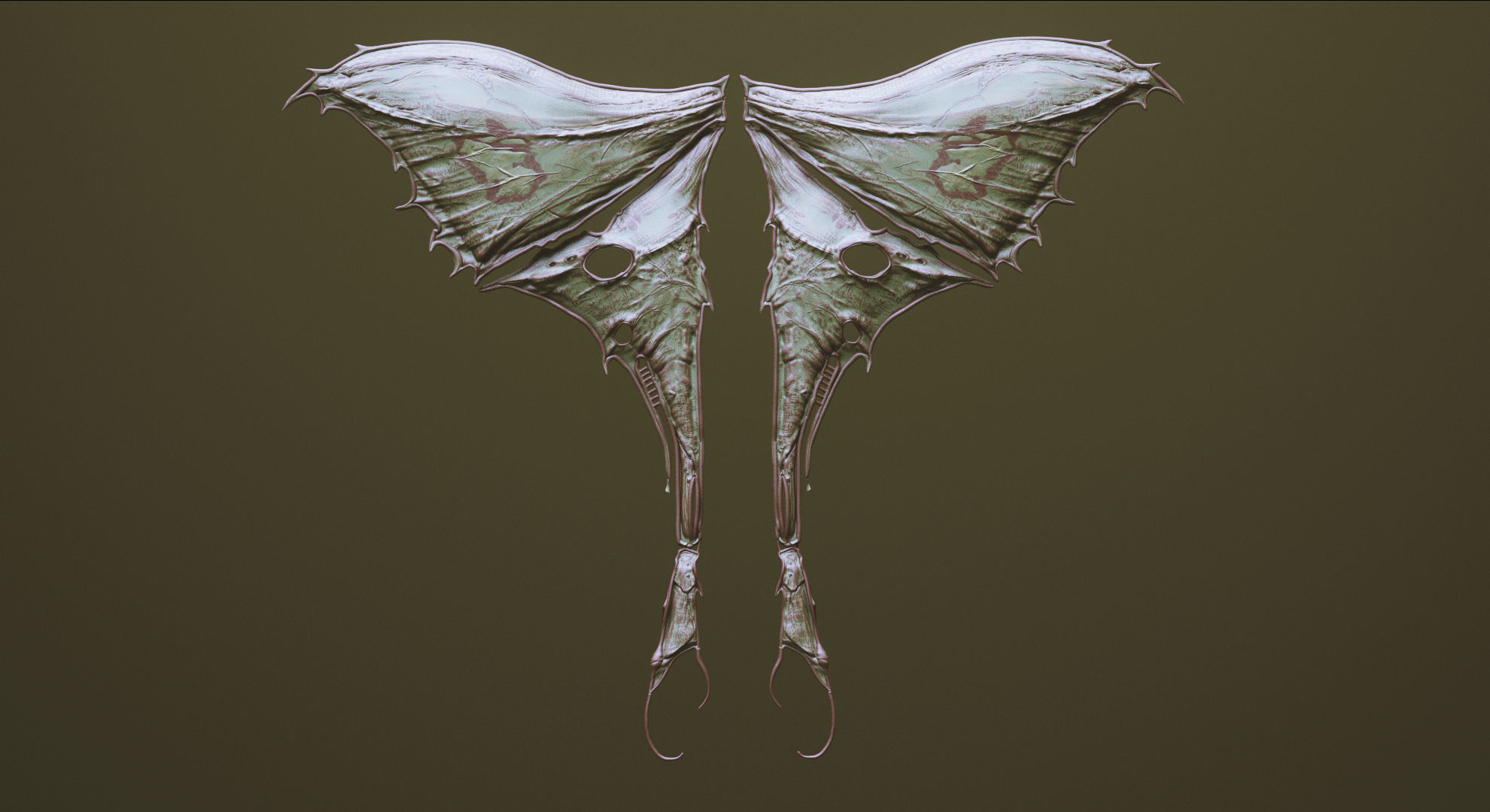 WINGS - 33 CREATURES MESHES 3D model_40