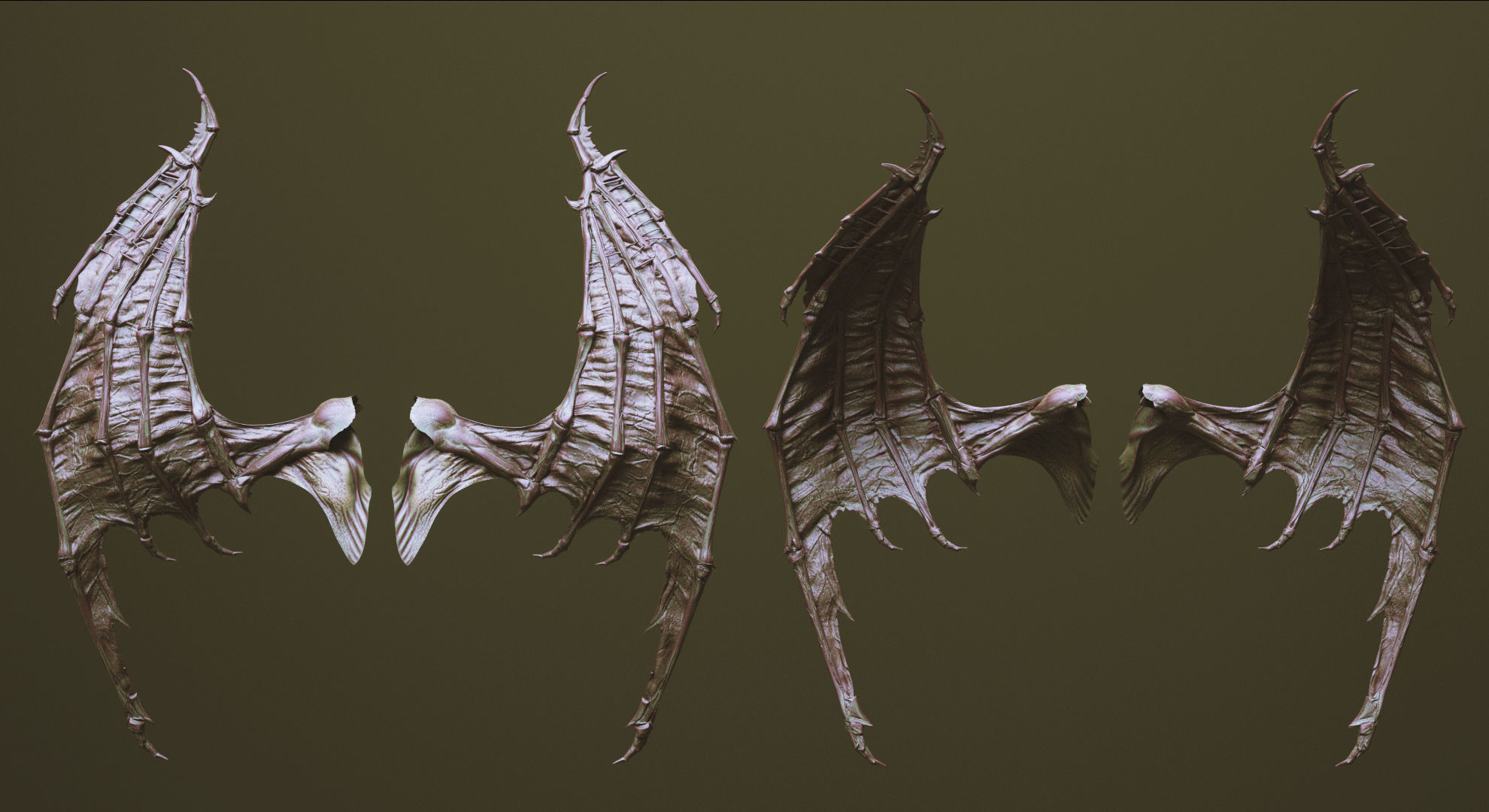 WINGS - 33 CREATURES MESHES 3D model_21