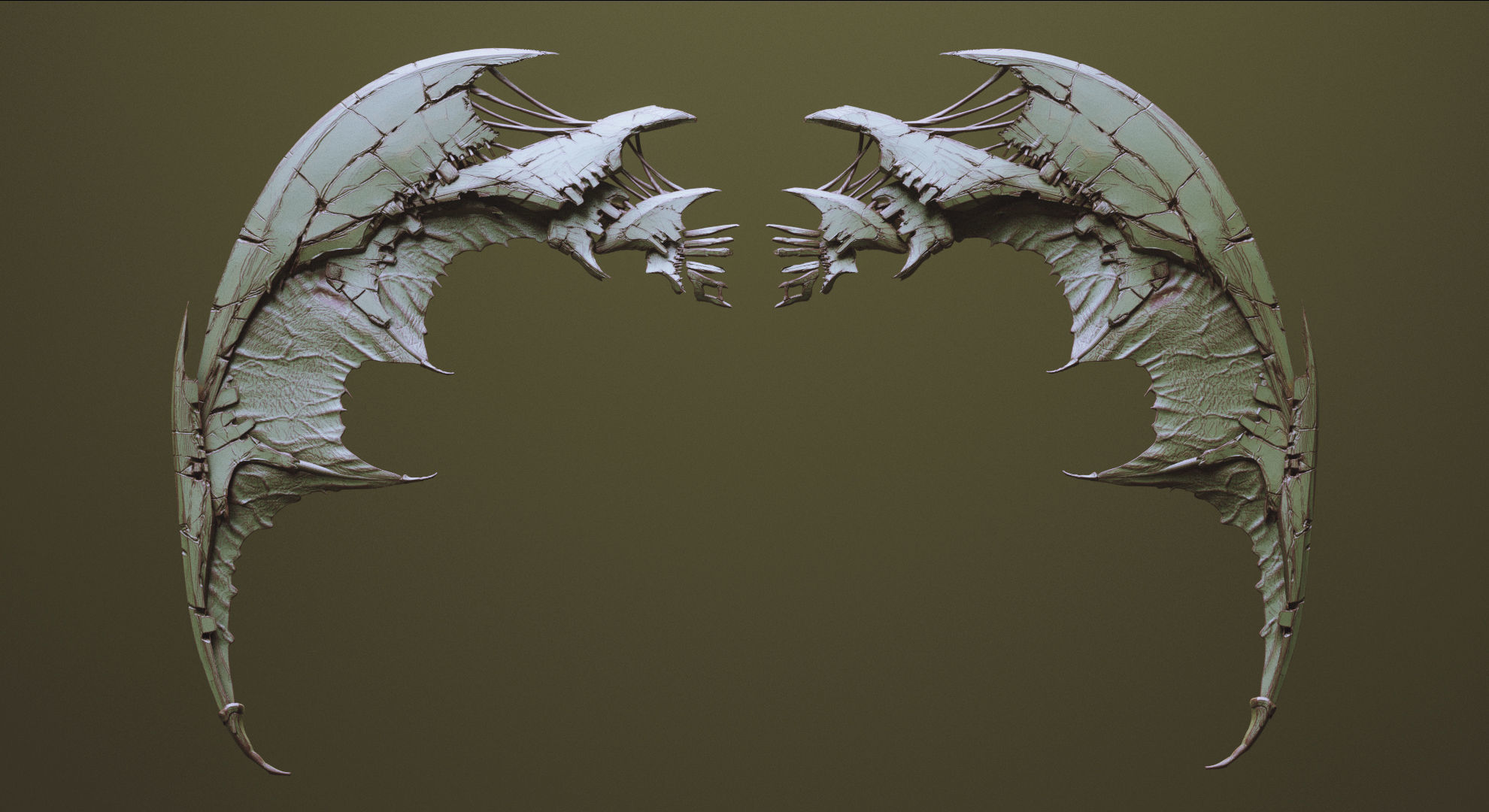WINGS - 33 CREATURES MESHES 3D model_25