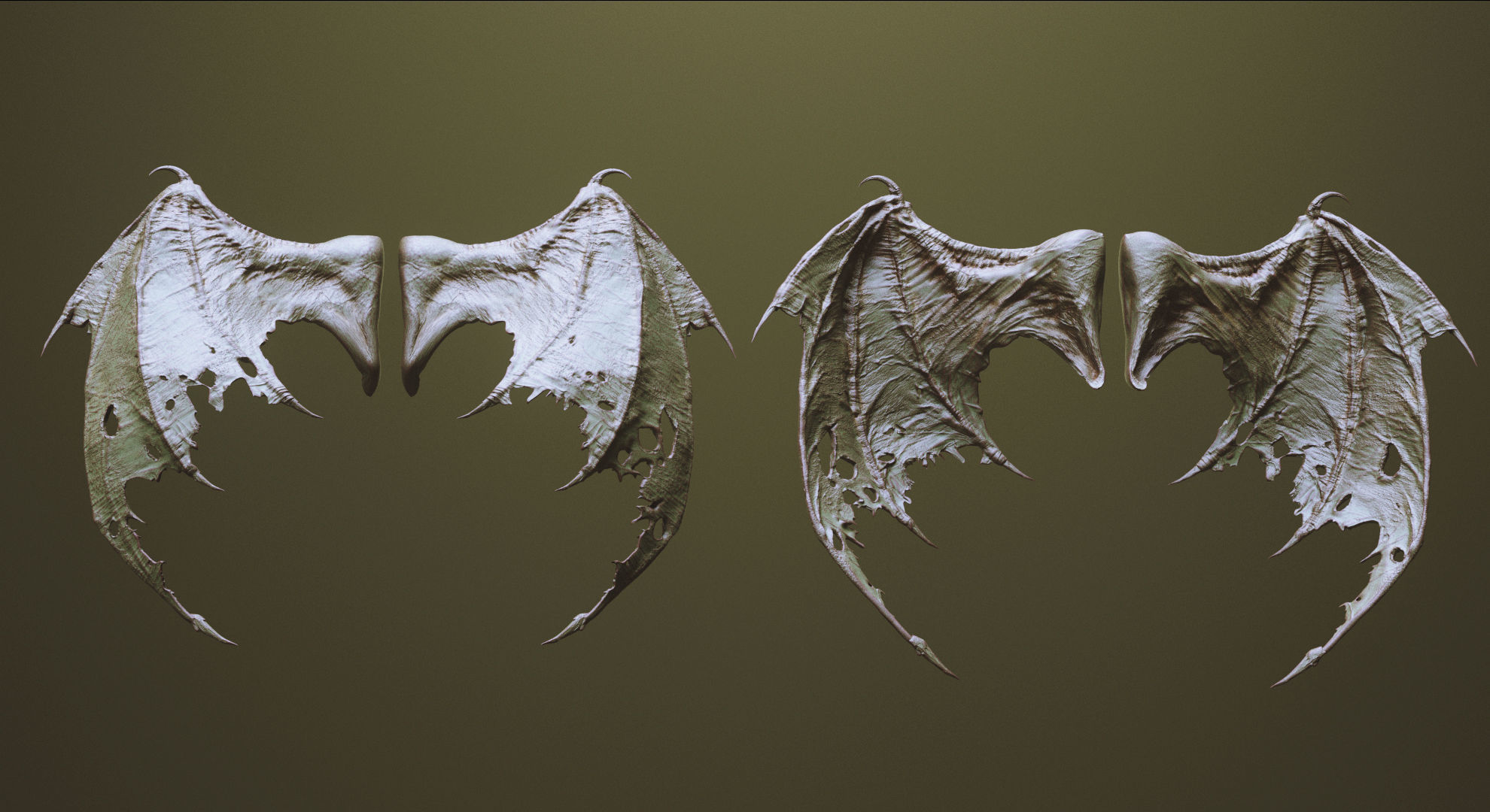 WINGS - 33 CREATURES MESHES 3D model_14