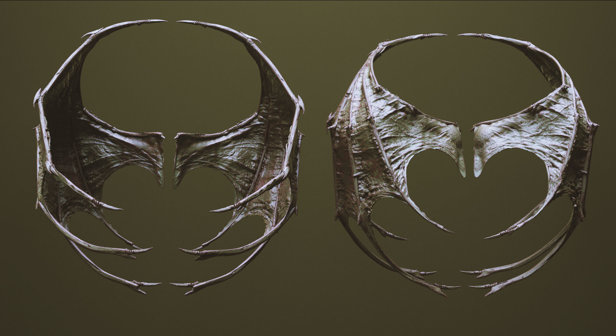WINGS - 33 CREATURES MESHES 3D model_32