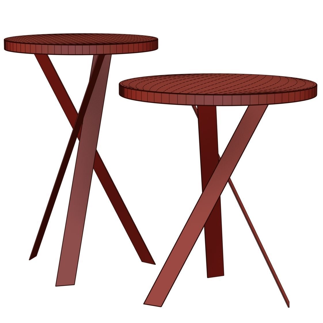 Draenert Large Mortimer Side Table 3D model_2