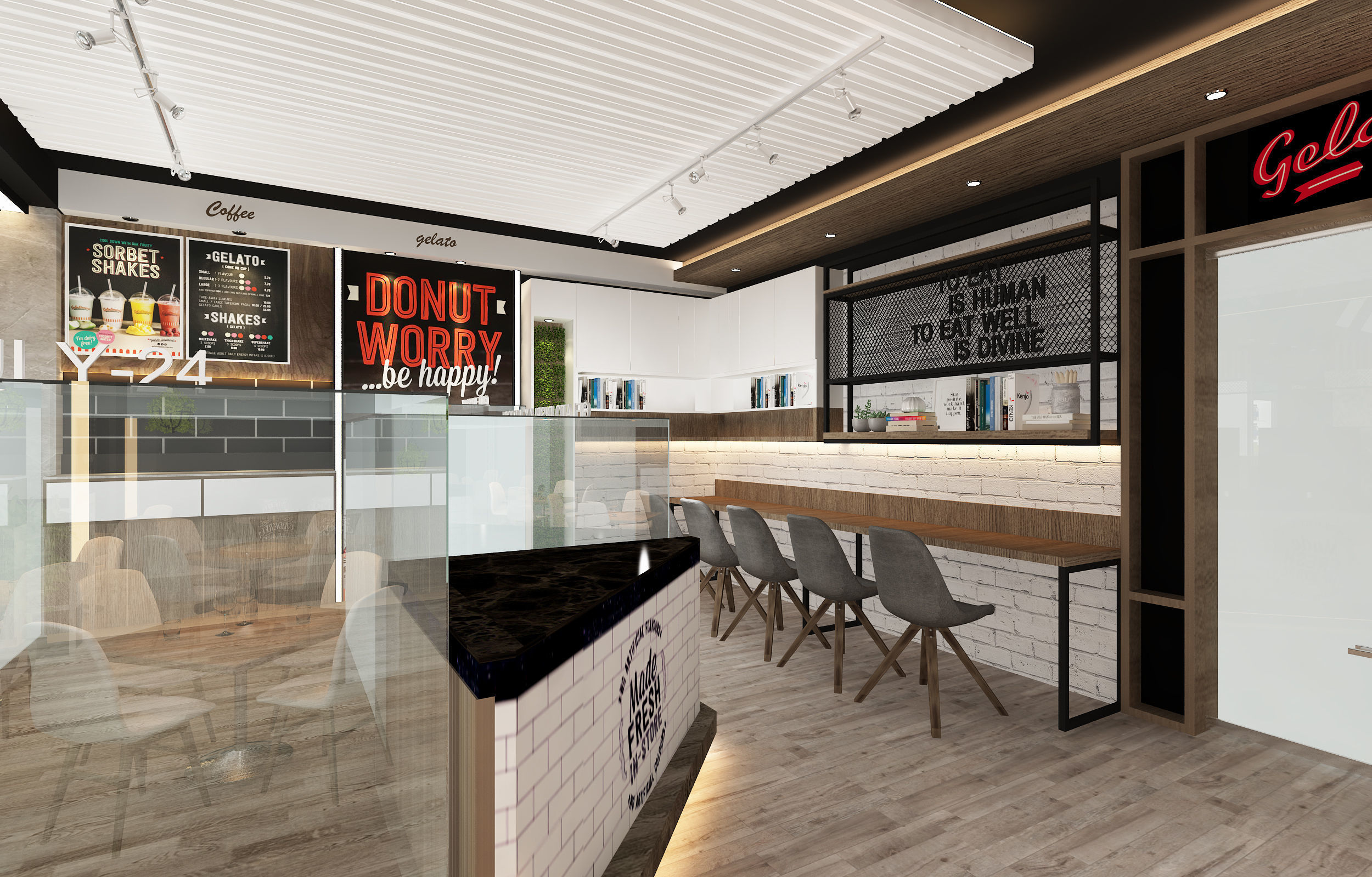 Restaurant Interior 3D model_11