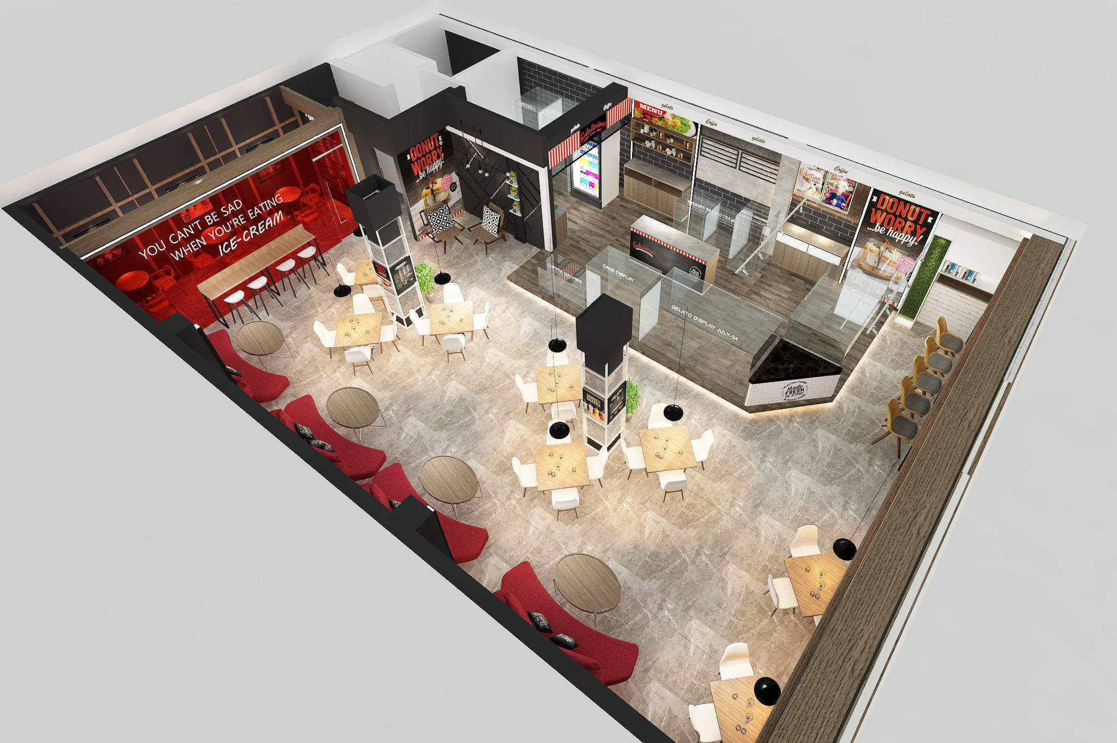 Restaurant Interior 3D model_13