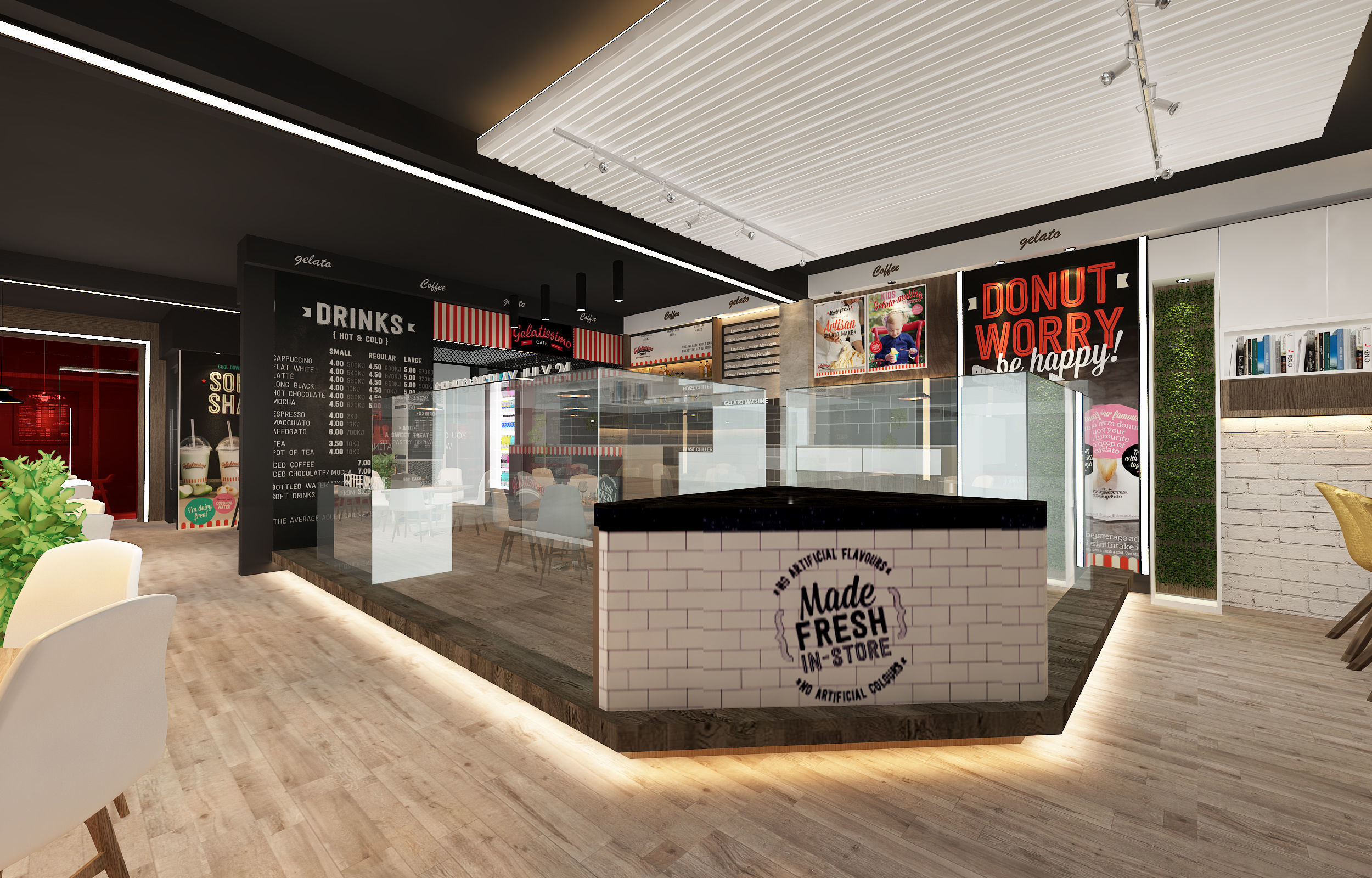 Restaurant Interior 3D model_5