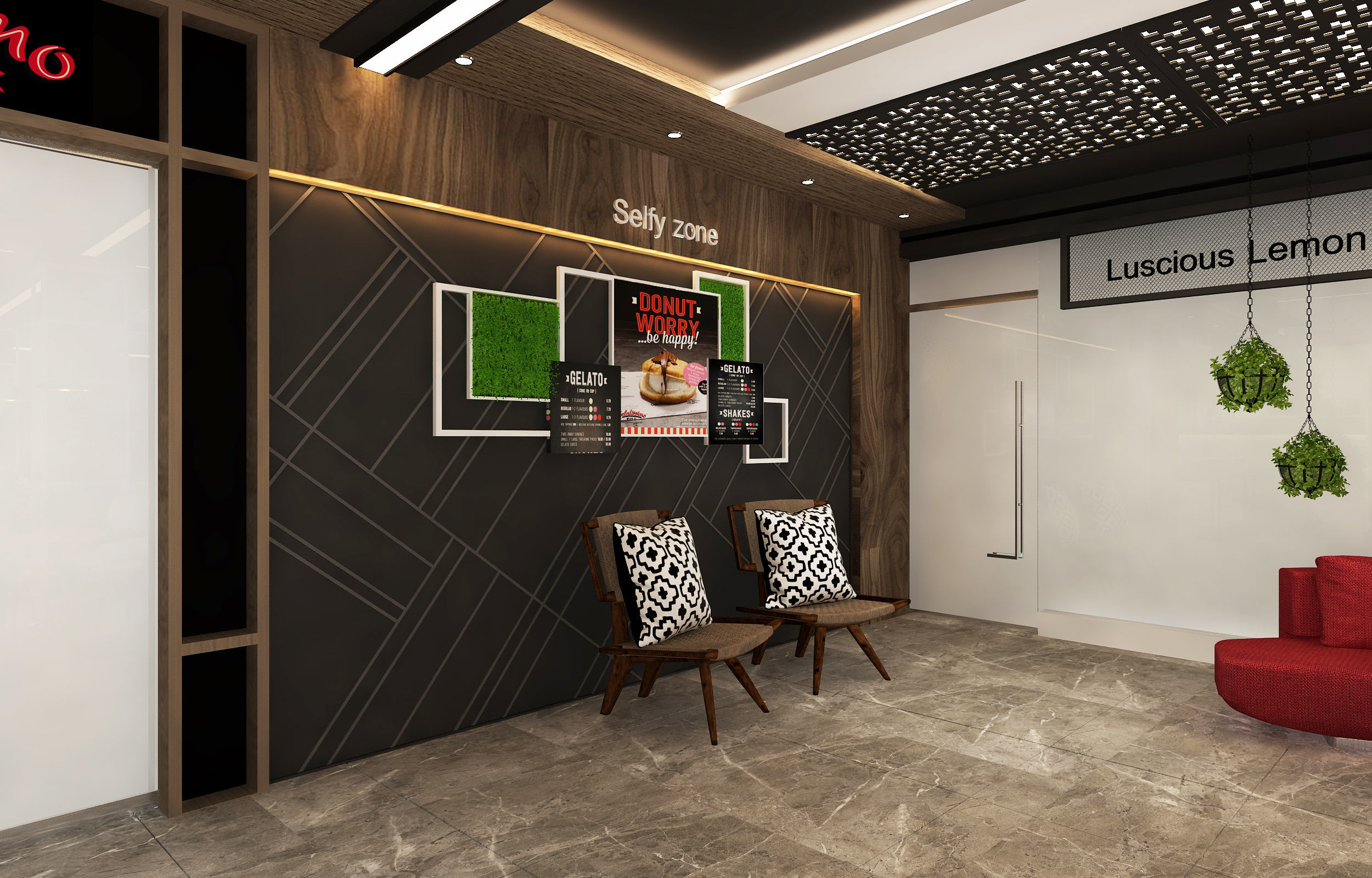 Restaurant Interior 3D model_9