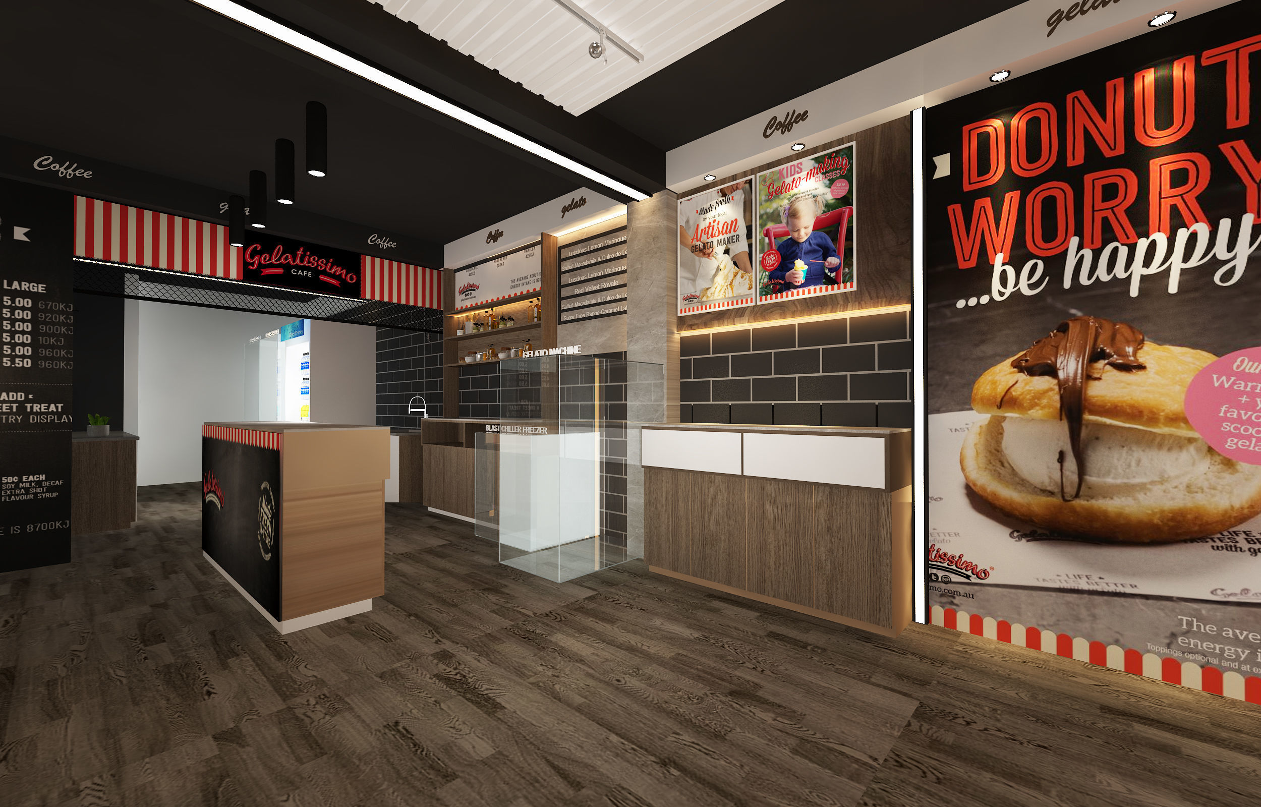 Restaurant Interior 3D model_6