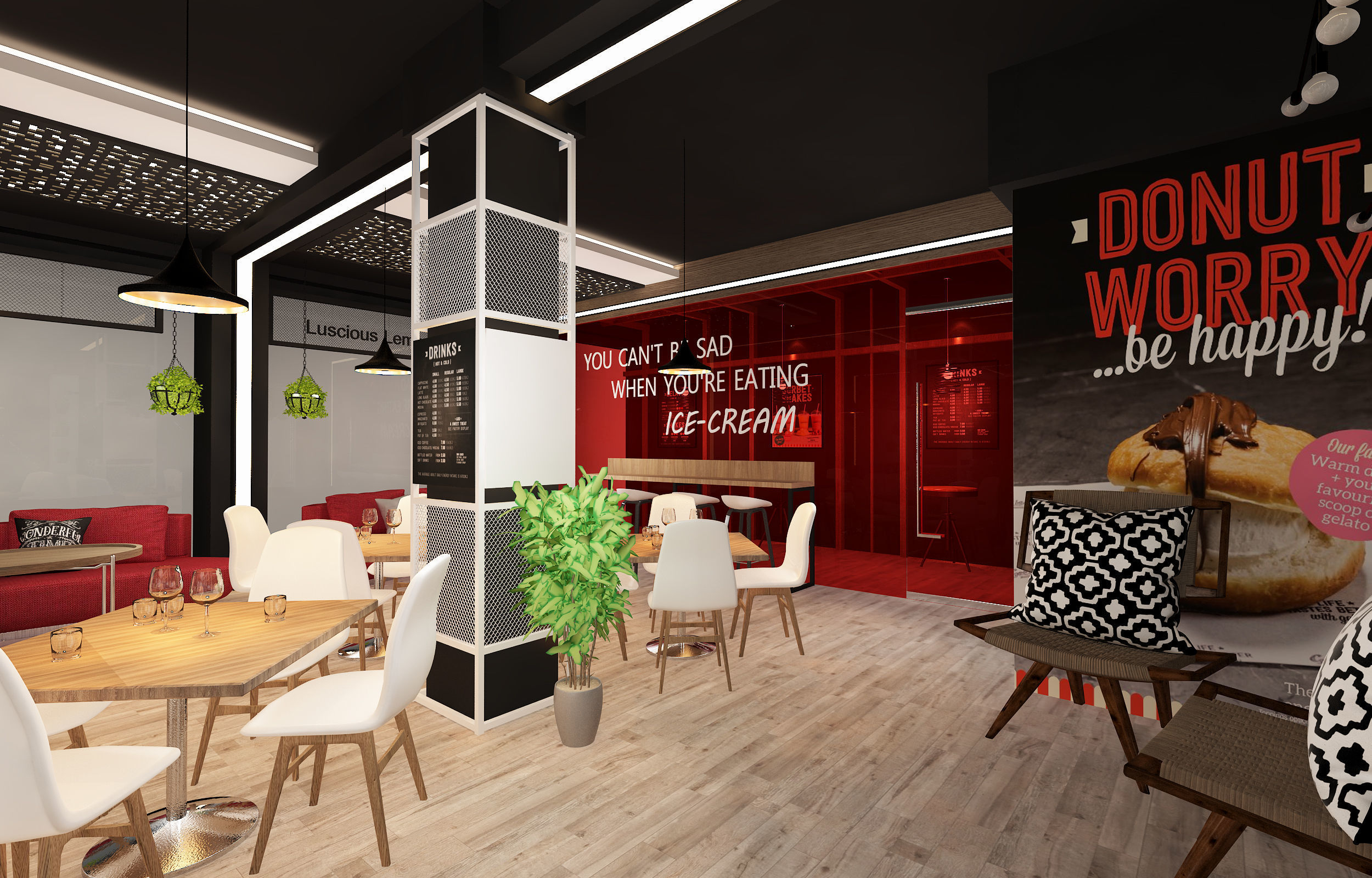 Restaurant Interior 3D model_10