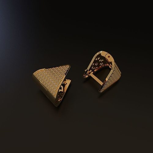 stud earring 3D print model