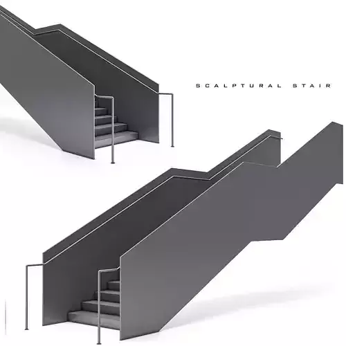 sculpture-stair-02 escalator in spain
