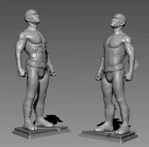 The Deep Statue - 3D printable model - 2 Costumes 3D print model
