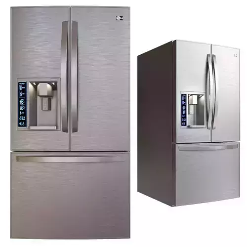 LG refrigerator  Low-poly 3D model
