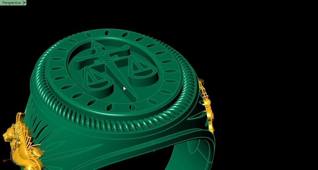 Men ring 3D print model_5