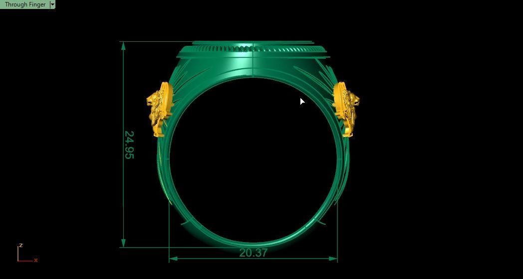 Men ring 3D print model_28