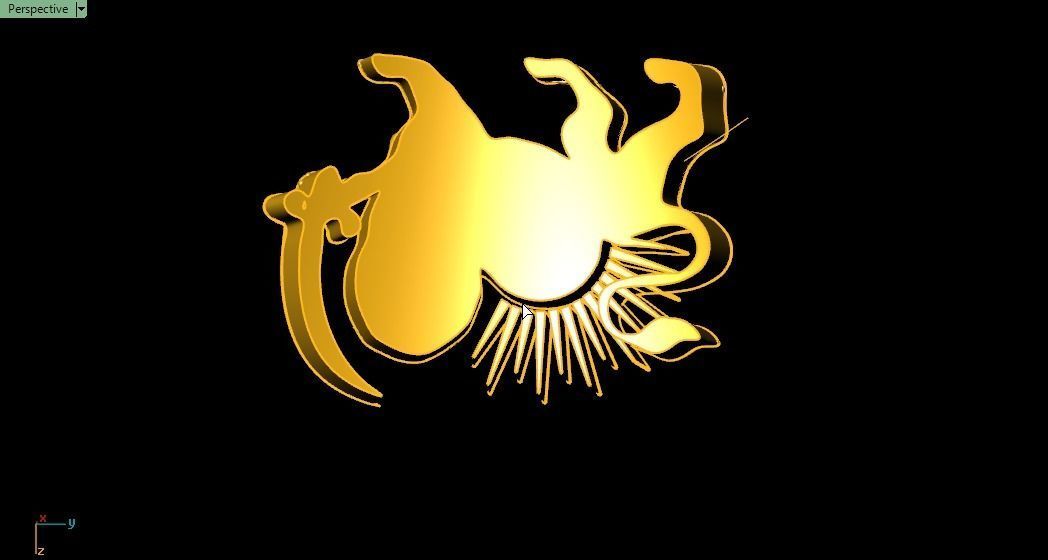 Men ring 3D print model_8