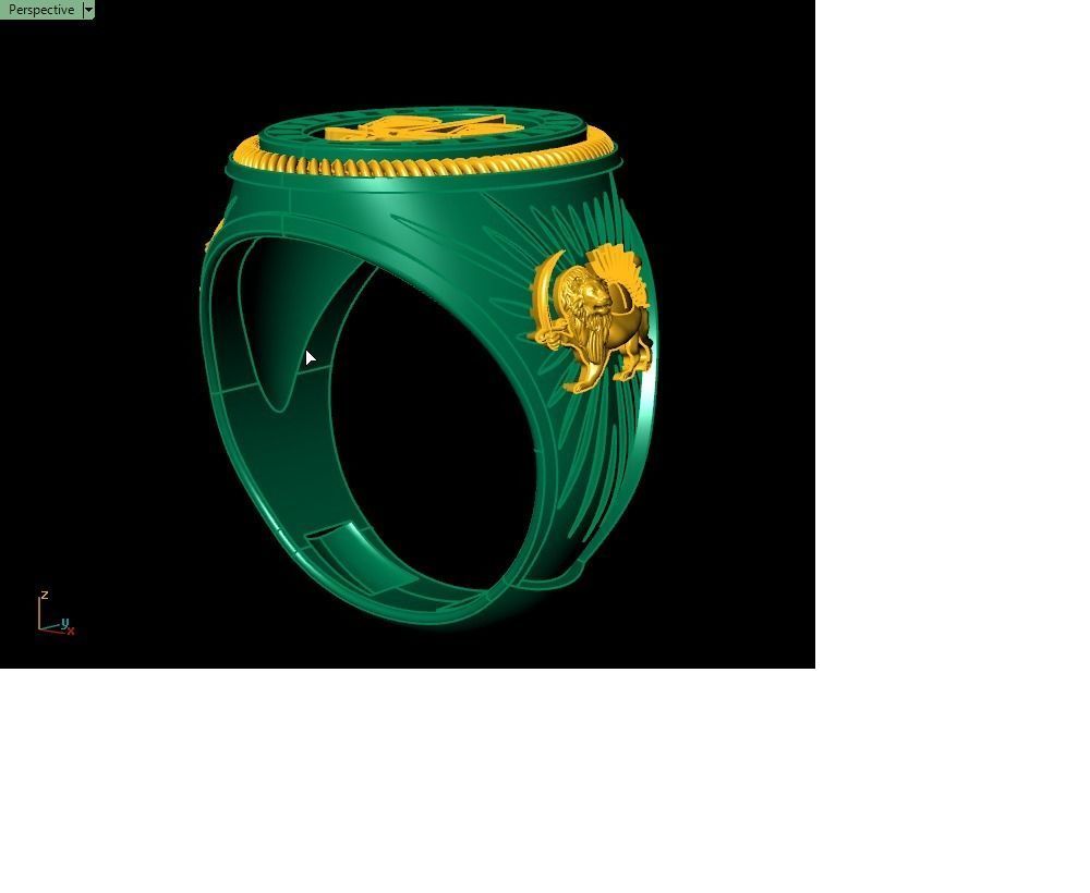 Men ring 3D print model_14