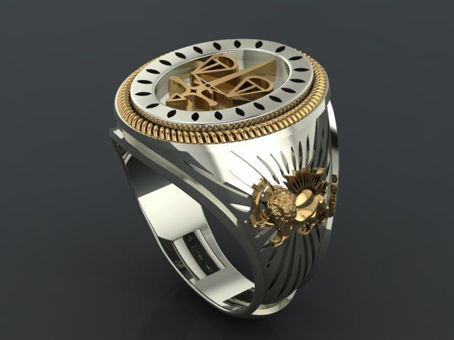 Men ring 3D print model_20