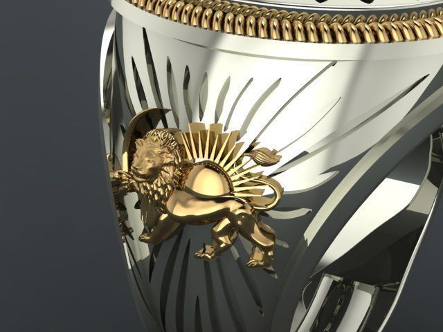 Men ring 3D print model_22