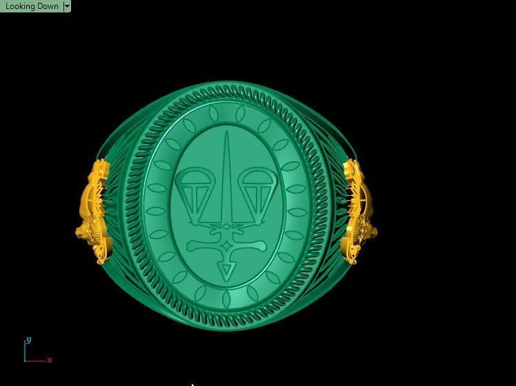 Men ring 3D print model_1