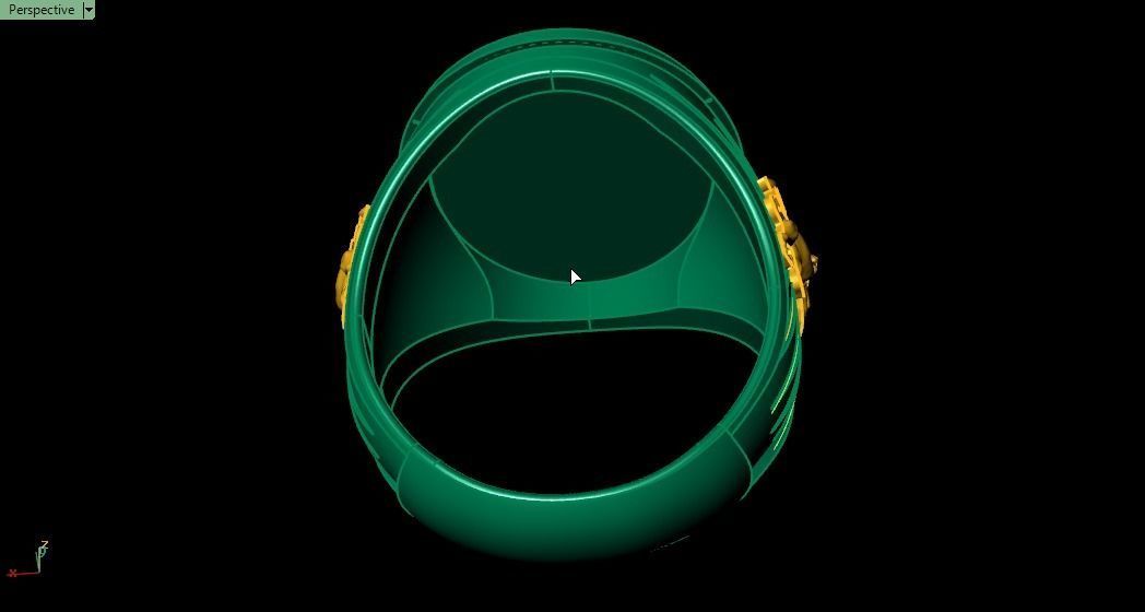 Men ring 3D print model_4