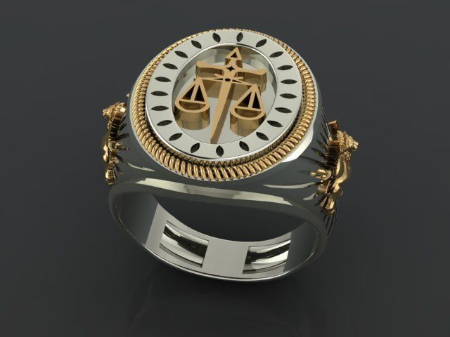 Men ring 3D print model_19