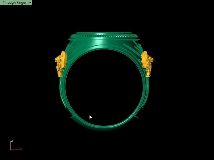 Men ring 3D print model_2