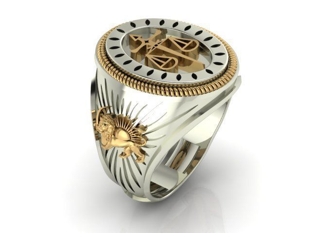 Men ring 3D print model_13