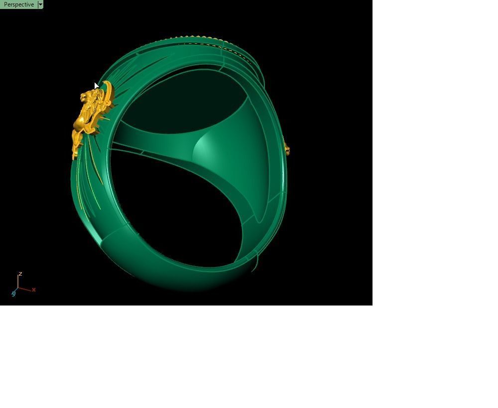 Men ring 3D print model_12