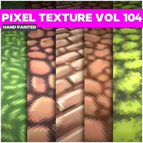 Pixel Vol 104  -  Game PBR Textures Texture