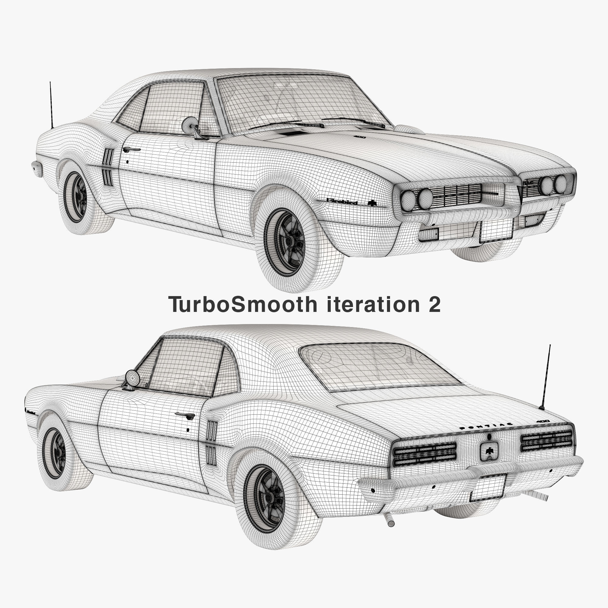 Pontiac firebird 1967 3D model_12
