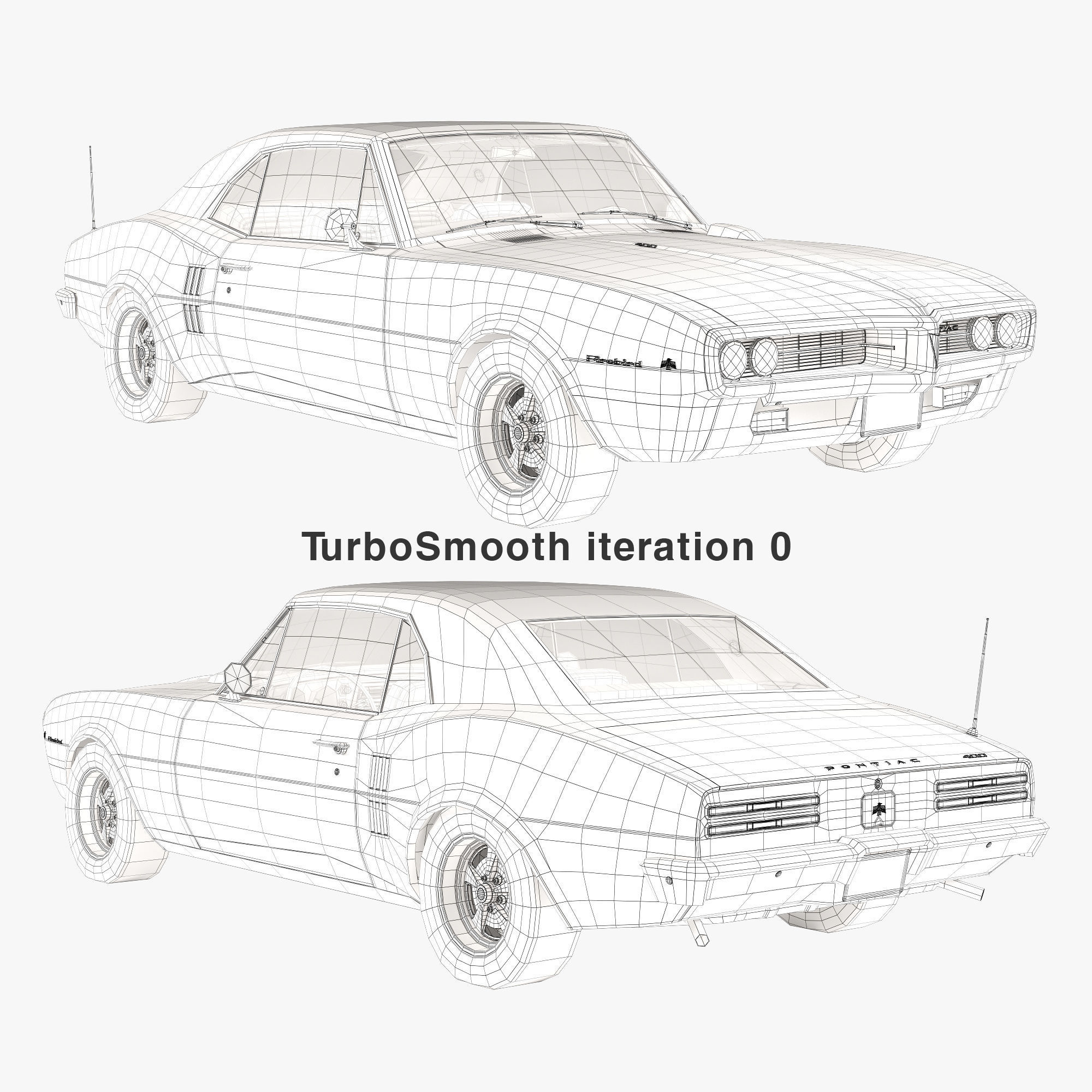 Pontiac firebird 1967 3D model_10