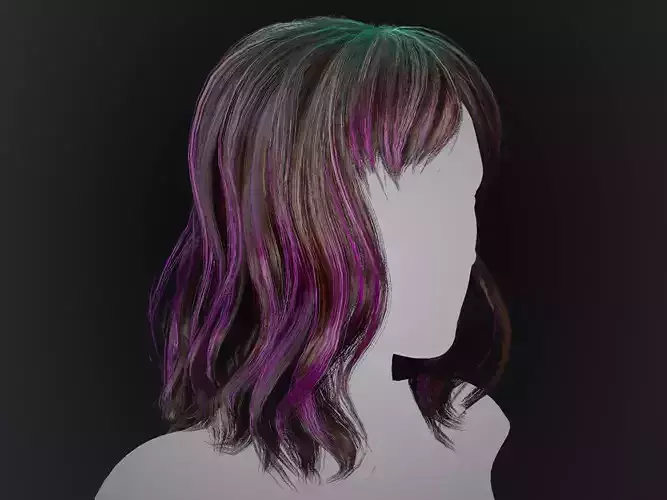 Game Female Hair StyleF03