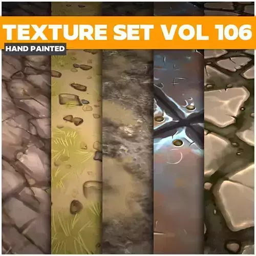 Stylized  Vol 106  -  Game PBR Textures Texture