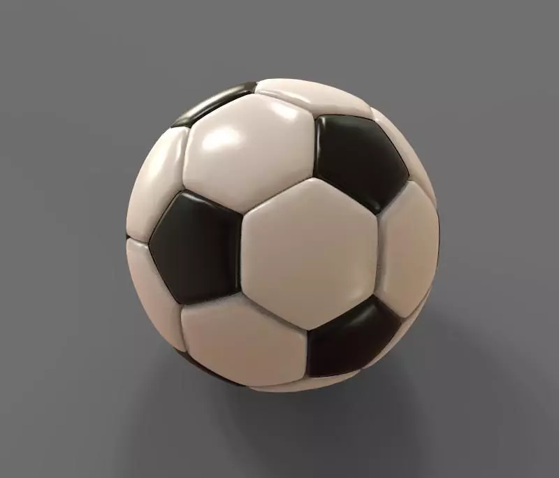 Footbal Ball 3D model_0