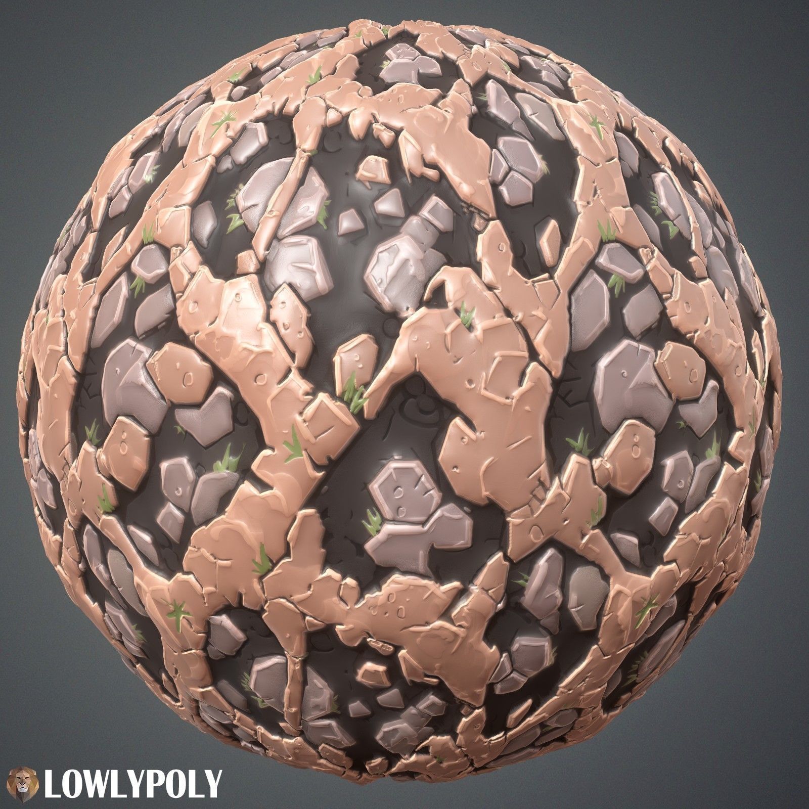 Stylized Textures Vol 107  -  Game PBR Textures Texture_6