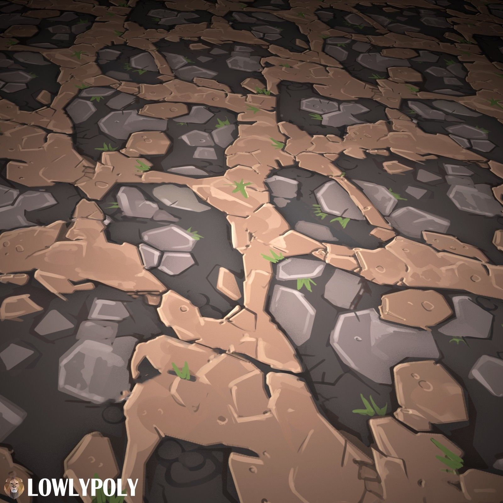 Stylized Textures Vol 107  -  Game PBR Textures Texture_10