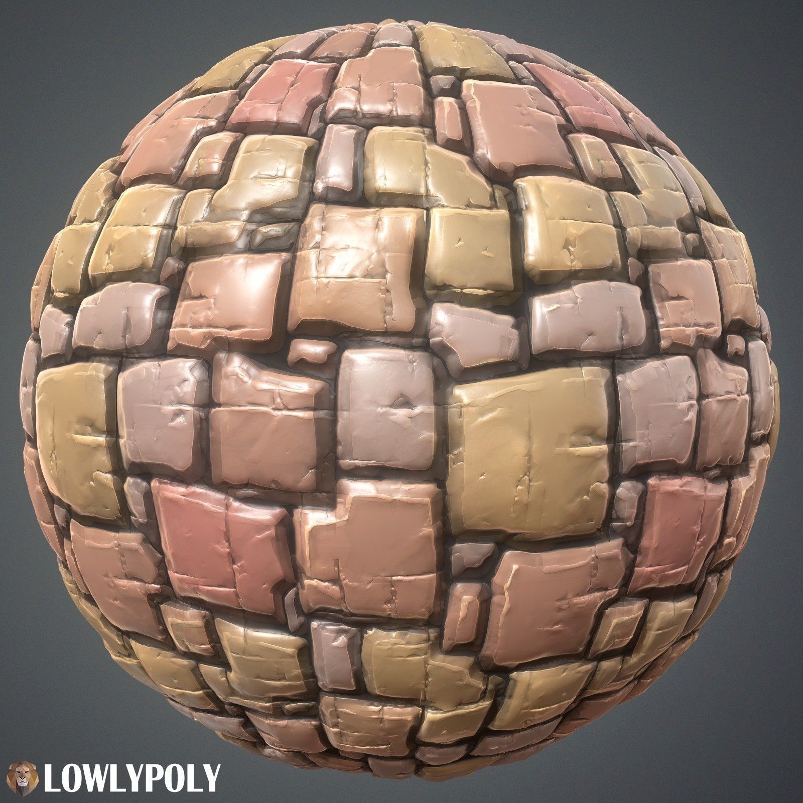 Stylized Textures Vol 107  -  Game PBR Textures Texture_3