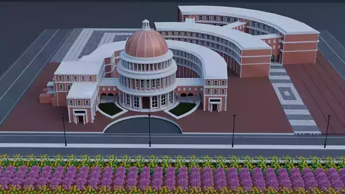 National Assembly Headquarter  Free 3D model