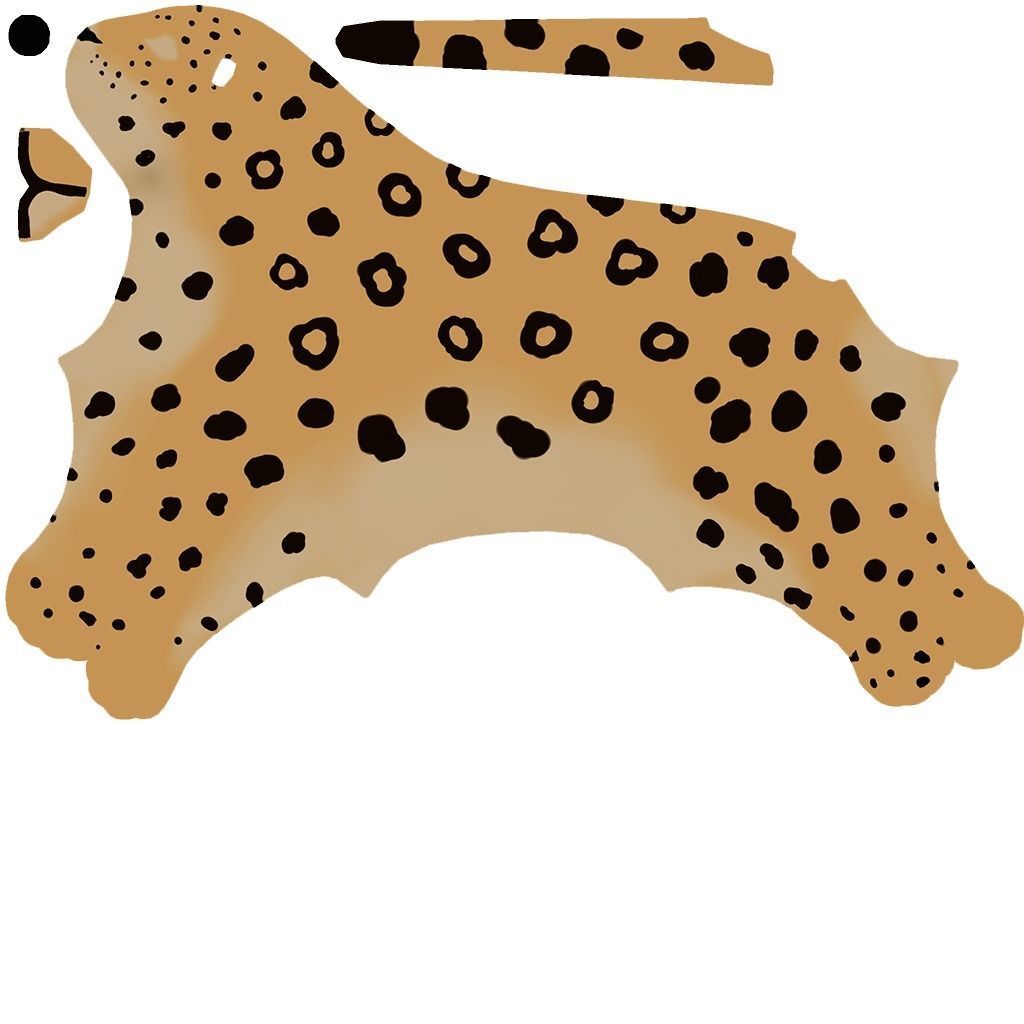 Jaguar - Stylized Low-poly 3D model_12