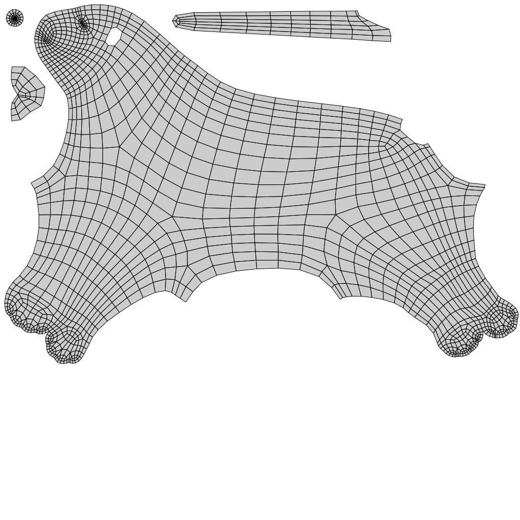 Jaguar - Stylized Low-poly 3D model_11