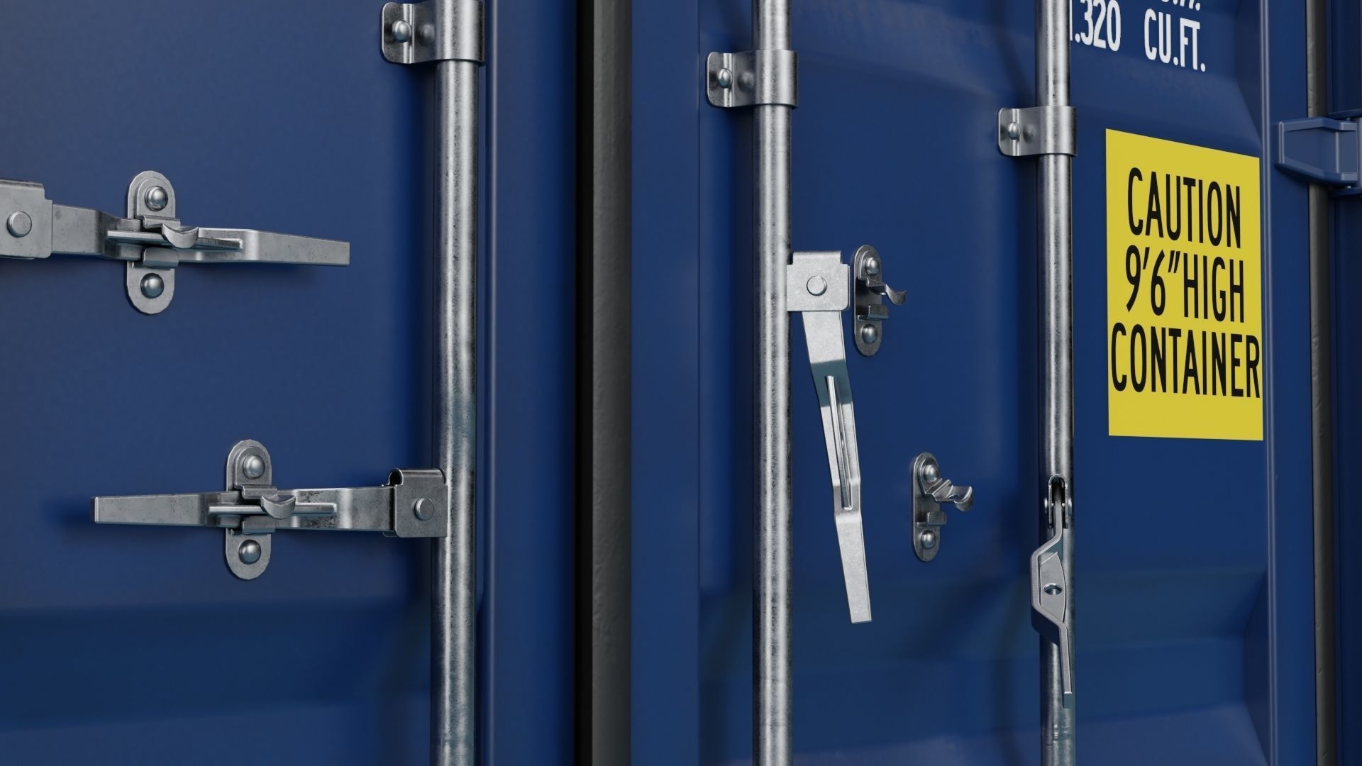 ISO Container 20ft High-Cube 3D model_14