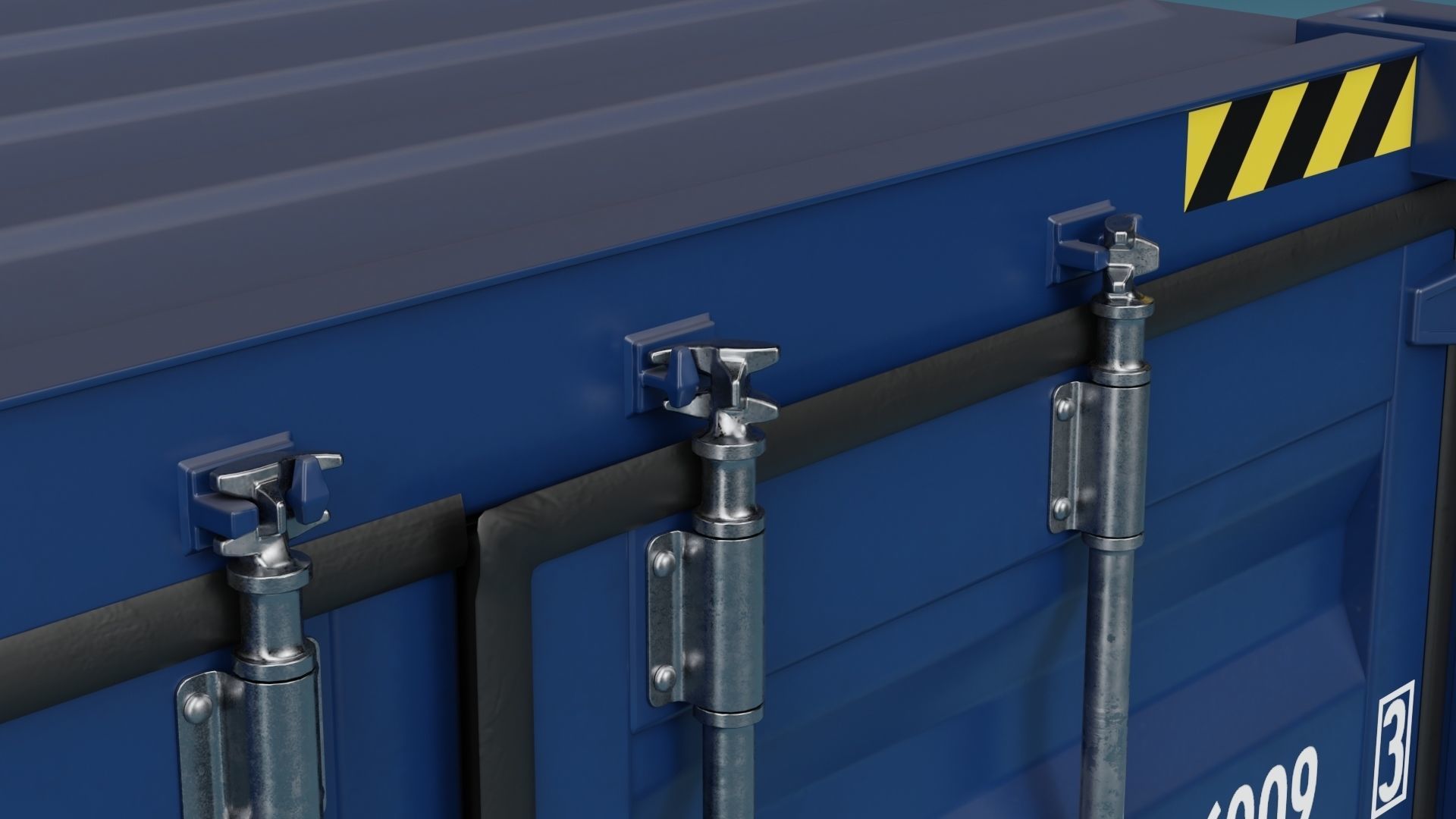 ISO Container 20ft High-Cube 3D model_13