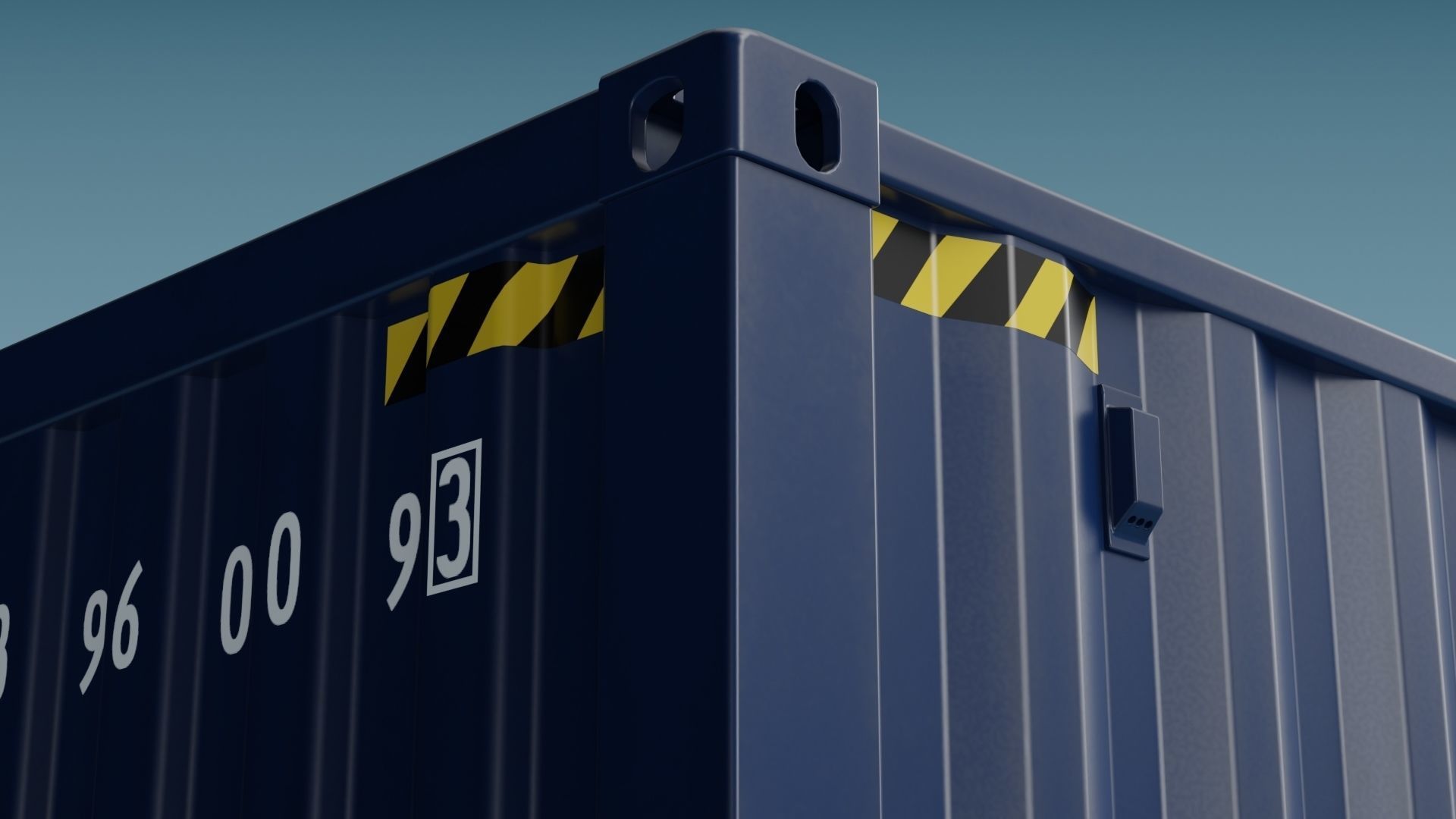 ISO Container 20ft High-Cube 3D model_16