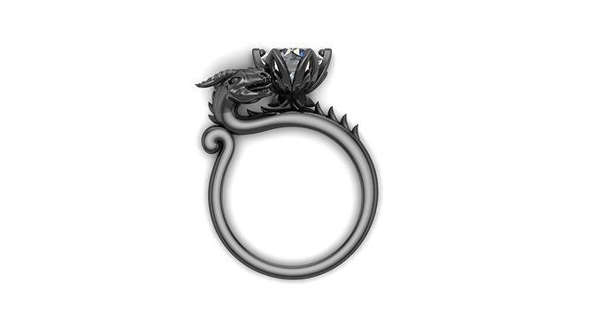 Dragon Ring 3D print model