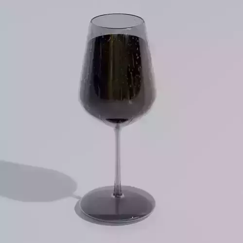 Wine 3D Model Produceral and Animated