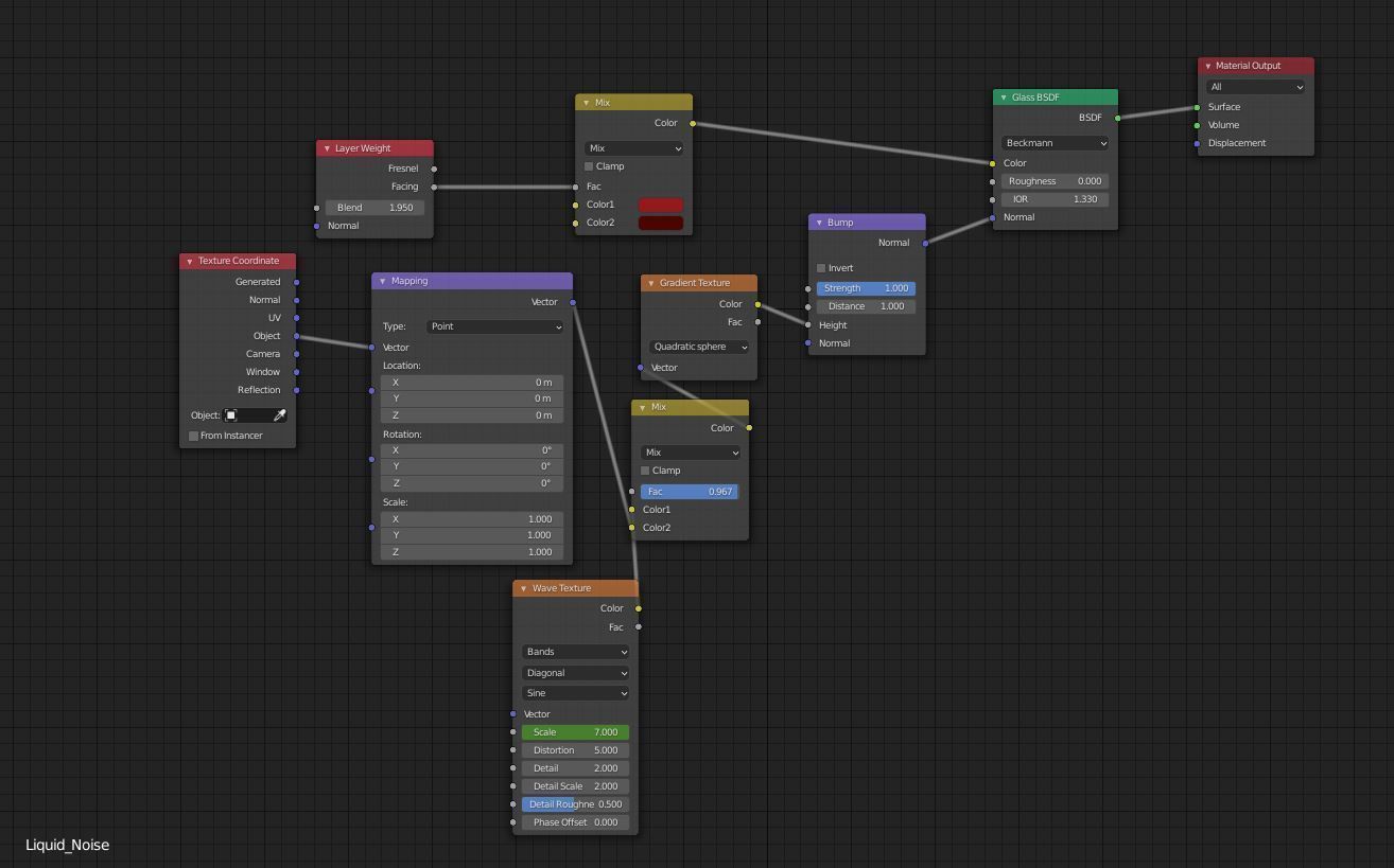 Wine 3D Model Produceral and Animated Free 3D model_5