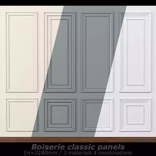 Wall molding 15 Boiserie classic panels