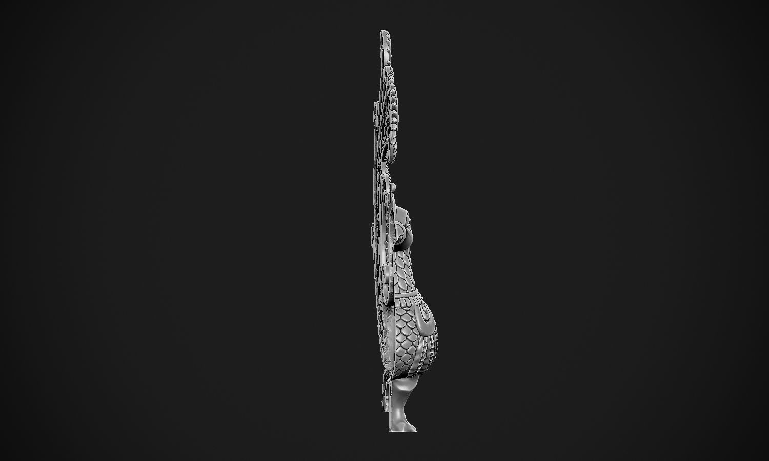 Indian Peacock Design 3D print model_17
